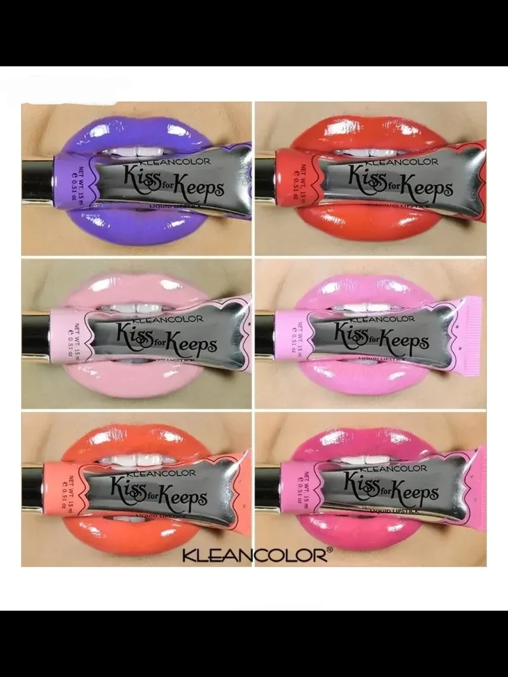 Kleancolor Kiss for Keeps Liquid Lipstick - Magenta 0.51 Fl Oz Discontinued